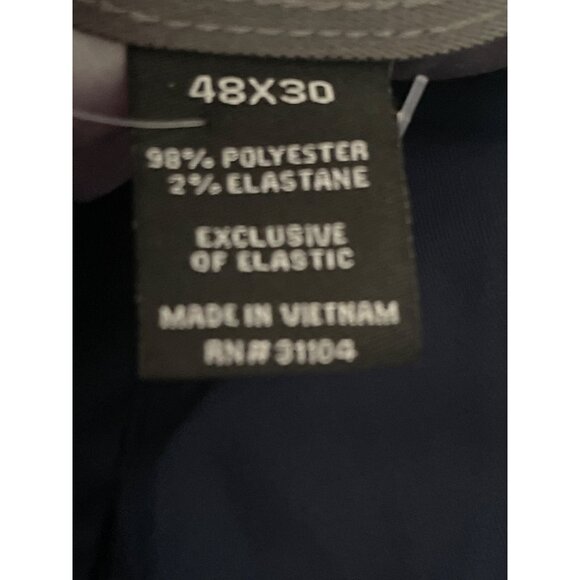 Pro Tour Mens Navy Golf Pants 48X30 Polyester Elastane Stretch Fabric‎ - Picture 3 of 5